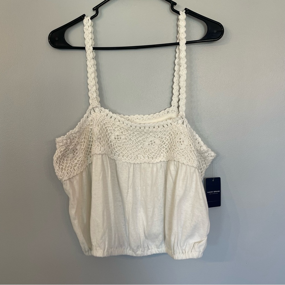 American Eagle crochet top NWT sz XL